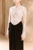 Ella Lace Appliqué Crepe Dress for women, from ARTI APPAREL, The Viet Concept 