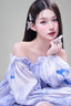 Clouds Blouson Halter Neck Organza Mini Dress for women, from Lam Khue, The Viet Concept 