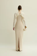 Willow Crepe Length Dress for women, from JENNY K TRAN, The Viet Concept 