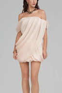 Pink Elowen Mini Dress for women, from POEM, The Viet Concept 