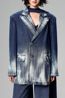 Washed Color Transition Blazer for women, from GVLUX, The Viet Concept 