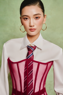 Red Vergai Corset for women, from WHITE PLAN, The Viet Concept 
