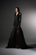 Regency Rhinestone Lace Trumpet Maxi Dress for women, from SORAMAME, The Viet Concept