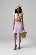 Bowwy Lace Whisper Low-Rise Skirt for women, from HUELLEY HUELLEY, The Viet Concept