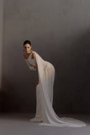 HA THANH VIET • Narcotic Draped Rice Knit Maxi Dress