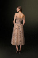 Julia Abstract Print Maxi Dress for women, from JOSEPHINE, The Viet Concept 