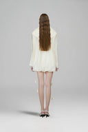 Crystal Tide Chiffon Belted Top for women, from DAS LA VIE, The Viet Concept 