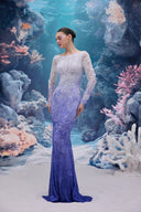 Alina Crystal Cascade Lace Gown for women, from 21SIX, The Viet Concept