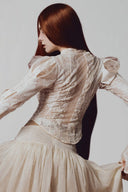 Cream Elizabeth Top for women, from La Vierge, The Viet Concept 