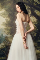 LINH PHUNG • Nubelia Sculpted Draped Tulle Evening Gown