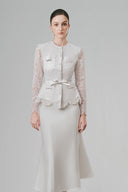 White Soven Long Seleves Suit for women, from White Plan, The Viet Concept 