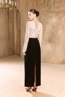 Ella Lace Appliqué Crepe Dress for women, from ARTI APPAREL, The Viet Concept 