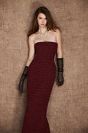 Élégance Sculpted Bustier Tweed Dress for women, from KEIRA TONG, The Viet Concept 