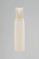 Serena Handcrafted Lace-Back Silk Evening Gown for women, from DANG PHONG DESIGNER, The Viet Concept