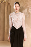 Ella Lace Appliqué Crepe Dress for women, from ARTI APPAREL, The Viet Concept 
