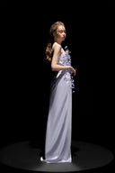 Connie Floral Silk Satin Corset Evening Gown for women, from 21SIX, The Viet Concept