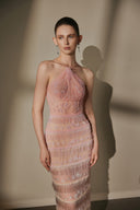 ARTI APPAREL • Elora Tulle Hand-Embroidered Luxury Dress