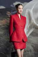 Élan Tailored Tweed Mini Skirt for women, from HOBB, The Viet Concept