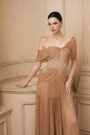 Blanche Pleated Corset Evening Gown for women, from JOSEPHINE, The Viet Concept 
