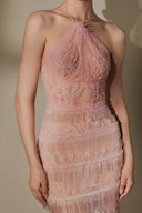 ARTI APPAREL • Elora Tulle Hand-Embroidered Luxury Dress