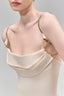 Lirien A-line Cowl Neck Crepe Floor Length Dress for women, from Maison Des Copains, The Viet Concept 