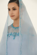 Haytan Royal Sapphire Embellished Abaya for women, from HAYTAN, The Viet Concept 