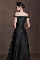 SANT SOUCI • Sienna Crystal Embellished Off-Shoulder Taffeta Midi Dress