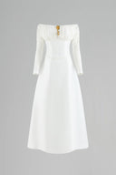 White Jasera Maxi Dress for women, from Calista, The Viet Concept 