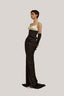 Nyx Sheath Halter Neck Silk Floor Length Dress for women, from POM, The Viet Concept 