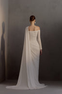 HA THANH VIET • Narcotic Draped Rice Knit Maxi Dress