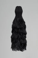 MARGÉE ATELIER • Aziel Couture Twill & Organza Halter Evening Gown