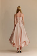 WHITE PLAN • Gardenia Couture Taffeta A-Line Maxi Dress