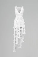 Éloria Botanical Lace Deep V-Neck Mini Dress for women, from IHF STUDIO, The Viet Concept 