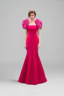 Dark Rose Mermaid Evening Gown for women, from IHF ATELIER, The Viet Concept