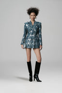 Cera Éclat Enamel Denim Vest for women, from MOC NHU, The Viet Concept