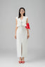 Ezra Cropped Sleeveless Taffeta Top for women, from Lam Khue, The Viet Concept 