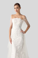 Seraph Handcrafted Lace Mesh Tulle Maxi Dress for women, from DANG PHONG DESIGNER, The Viet Concept