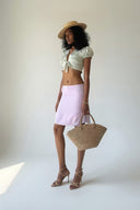 Bowwy Lace Whisper Low-Rise Skirt for women, from HUELLEY HUELLEY, The Viet Concept