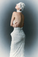 HA THANH VIET • Atalia Crystal-Embellished Sequin Column Gown