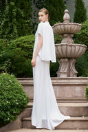 Mermaid High Neck Crystal Shimmer Silk Evening Gown for women, from IHF ATELIER, The Viet Concept