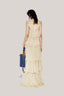 Gelsemium Layered Ruffled Chiffon Floor Length Dress for women, from DAS LA VIE, The Viet Concept 