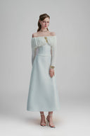 White Jasera Maxi Dress for women, from Calista, The Viet Concept 