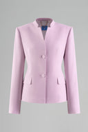 HOBB • Tailored Mandarin Collar Suit Jacket