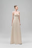 Lirien A-line Cowl Neck Crepe Floor Length Dress for women, from Maison Des Copains, The Viet Concept 