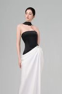 Black & White Helga Maxi Dress for women, from BYDI, The Viet Concept 