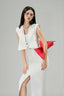 Ezra Cropped Sleeveless Taffeta Top for women, from Lam Khue, The Viet Concept 
