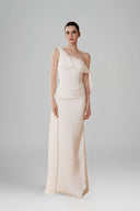 White Adeline Maxi Dress for women, from LINH DOAN, The Viet Concept