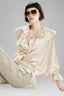 Sand Ruffled V-Neck Blouse for women, from Must Have, The Viet Concept 