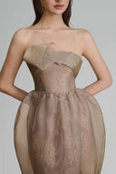 Flux Cocoon Draped Maxi Dress for woman, from ARTI, The Viet Concept