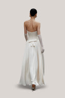 White Madelience Maxi Dress for women, from HUONG, The Viet Concept 